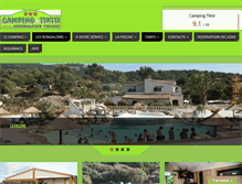 Tablet Screenshot of campingtikiti.com
